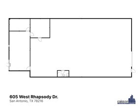 603-609 W Rhapsody Dr, San Antonio, TX à louer Plan d’étage- Image 1 de 1