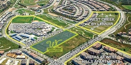 SWC Copper Hill Dr & Rio Norte Dr, Valencia, CA - AERIAL map view - Image1