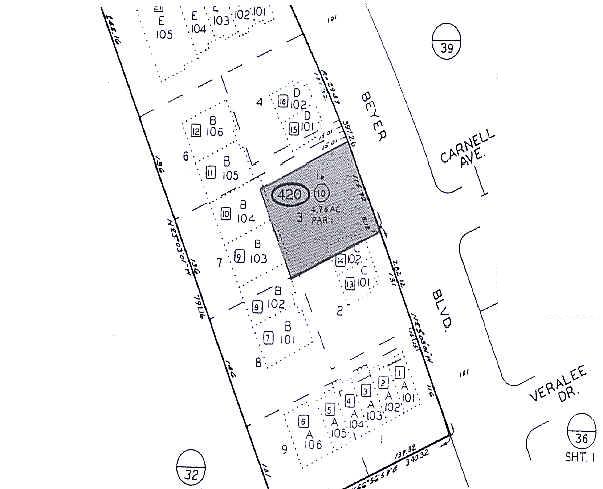 3025 Beyer Blvd, San Diego, CA à louer - Plan cadastral - Image 3 de 25