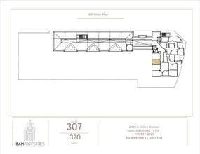 2100 S Utica Ave, Tulsa, OK for lease Floor Plan- Image 1 of 1