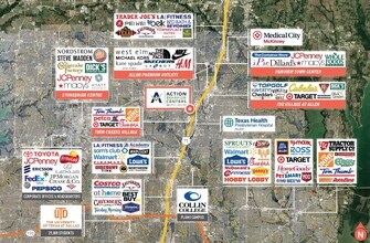 919 Medical Dr, Allen, TX - AÉRIEN Vue de la carte - Image1