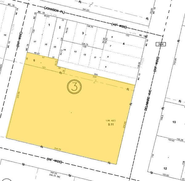 250 Delaware Ave, Buffalo, NY à vendre - Plan cadastral - Image 1 de 1