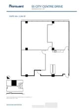 55 City Centre Dr, Mississauga, ON for lease Floor Plan- Image 1 of 1