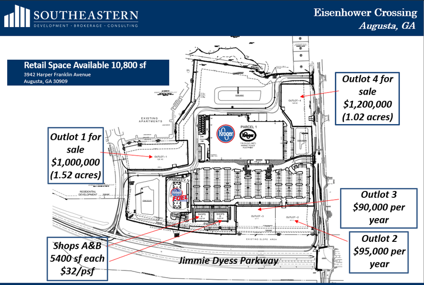 3942 Harper Franklin Ave, Augusta, GA for sale - Site Plan - Image 2 of 3