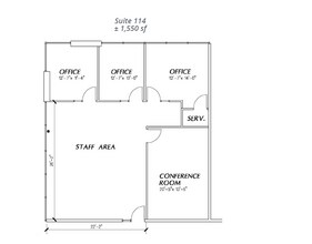 3701 Pegasus Dr, Bakersfield, CA for lease Floor Plan- Image 1 of 1