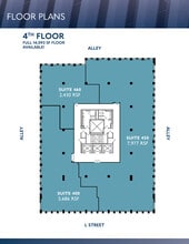 2120 L St NW, Washington, DC for lease Floor Plan- Image 1 of 1