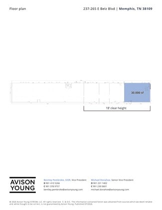 More details for 237-265 E Belz Blvd, Memphis, TN - Industrial for Lease