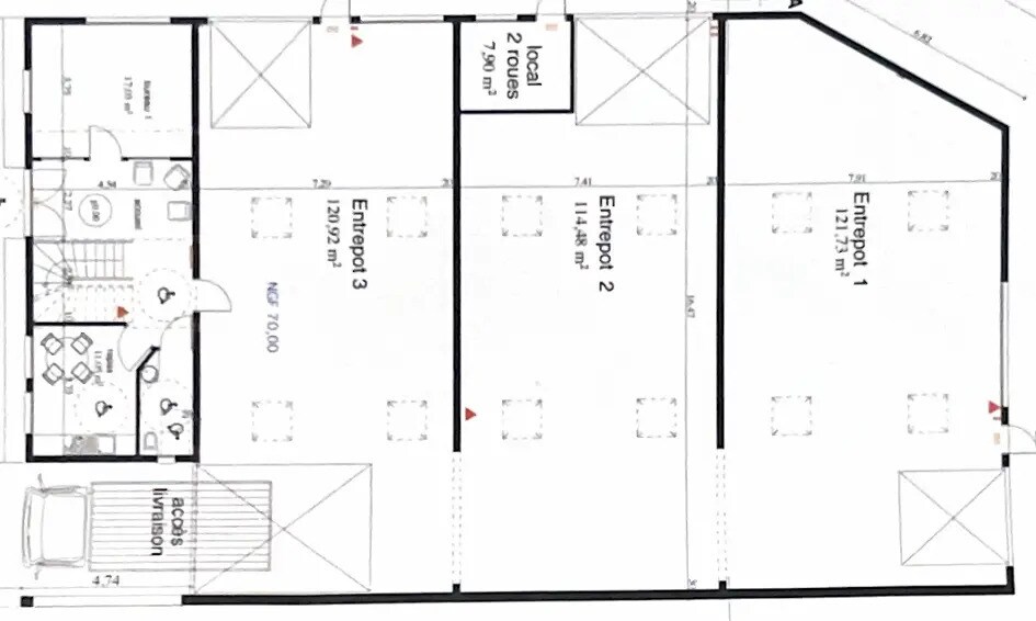 Flex in Saint-Leu-la-Forêt for lease Floor Plan- Image 1 of 3