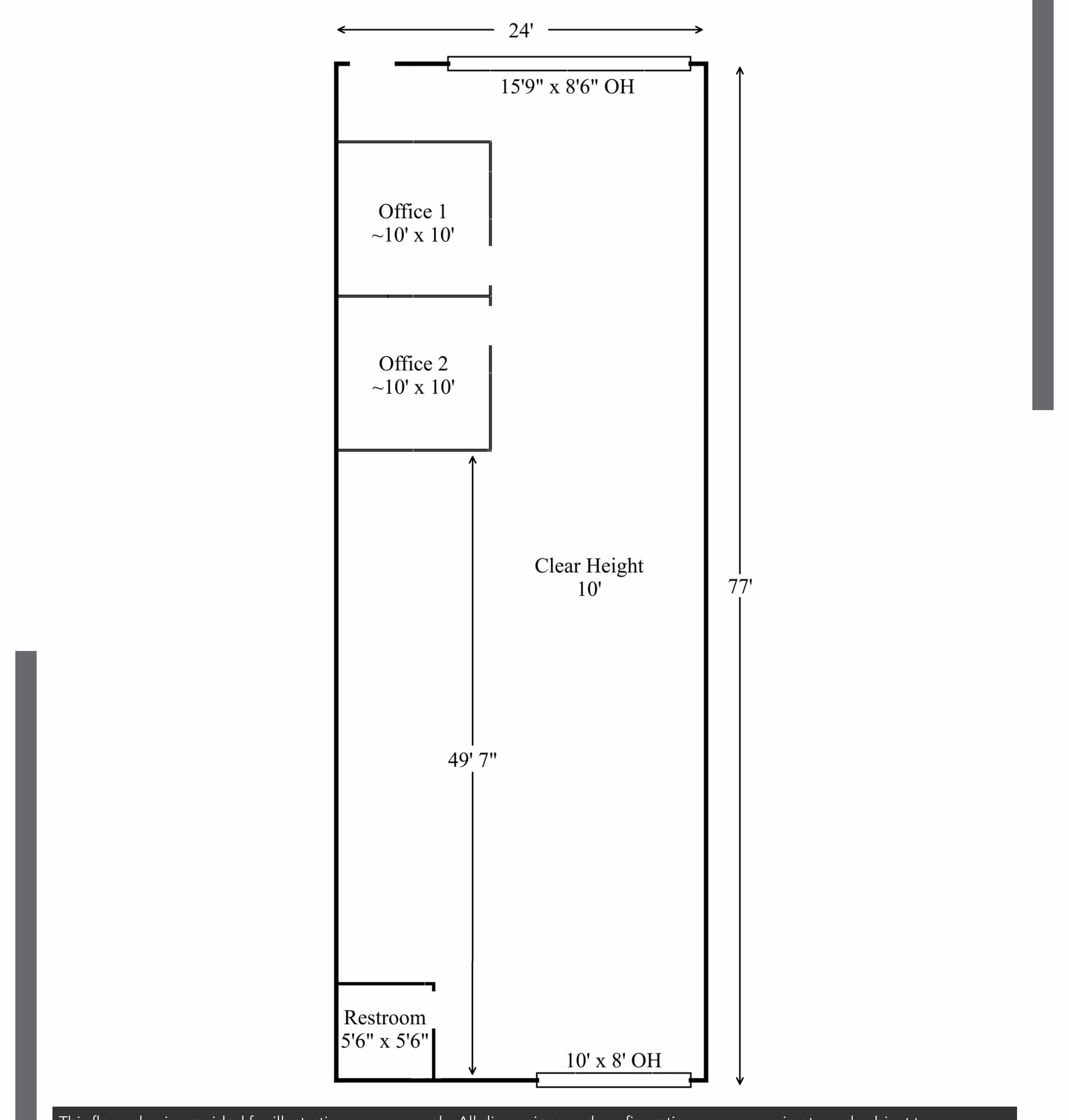 770 Dayton St, Aurora, CO à louer Plan d’étage- Image 1 de 1