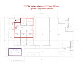 1717 W University Ave, Muncie, IN à louer Plan d’étage- Image 2 de 4