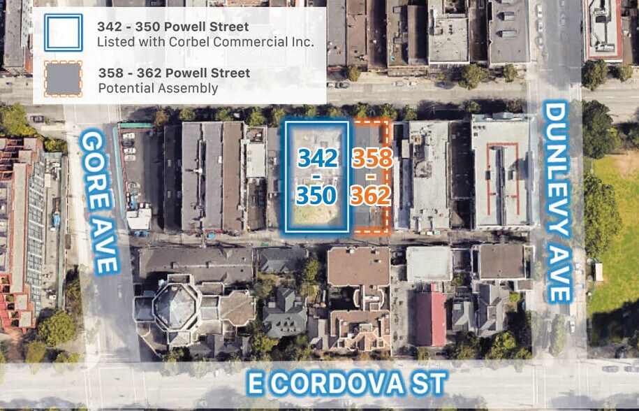 342-350 Powell St, Vancouver, BC for sale - Building Photo - Image 2 of 7