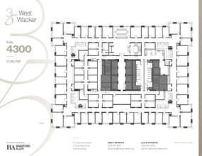 35 W Wacker Dr, Chicago, IL à louer Plan d’étage- Image 1 de 1
