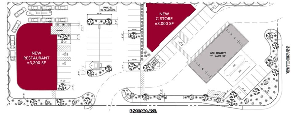 E Sahara Ave, Las Vegas, NV à louer - Photo du bâtiment - Image 2 de 2