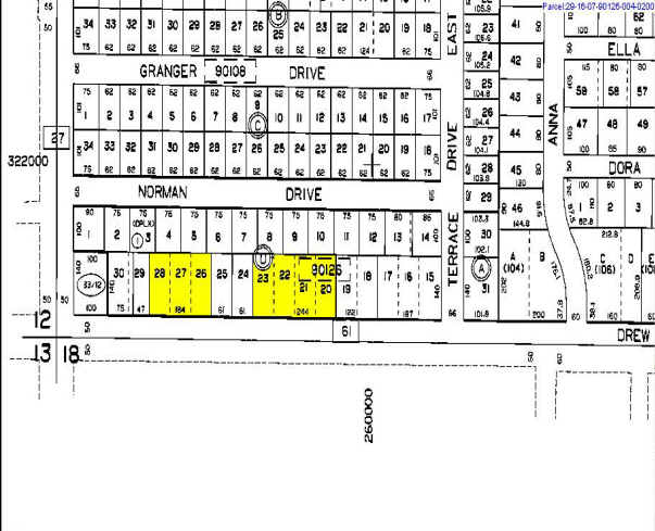 2230 Drew St, Clearwater, FL à vendre Plan cadastral- Image 1 de 4