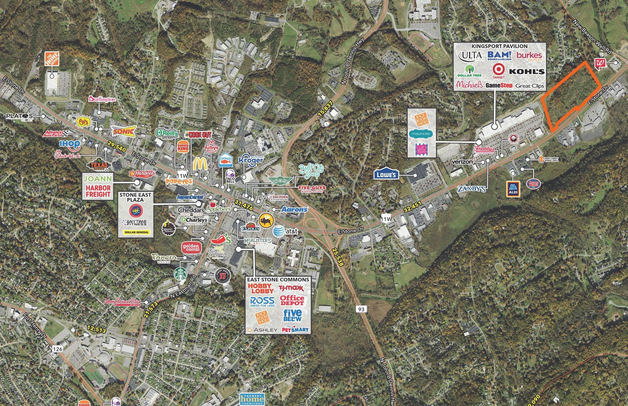 2626 E Stone Dr, Kingsport, TN for sale Building Photo- Image 1 of 4