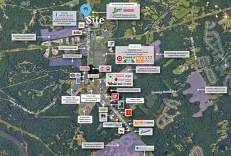 8811 Charlotte Hwy, Fort Mill, SC - Aérien  Vue de la carte