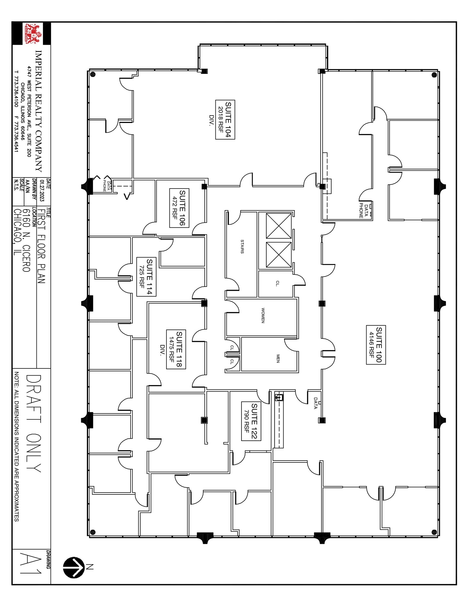 6160 N Cicero Ave, Chicago, IL for lease Site Plan- Image 1 of 3