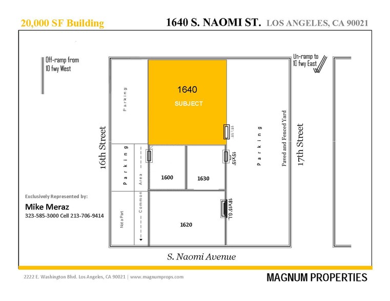 1600-1650 S Naomi Ave, Los Angeles, CA à vendre - Photo du bâtiment - Image 1 de 1