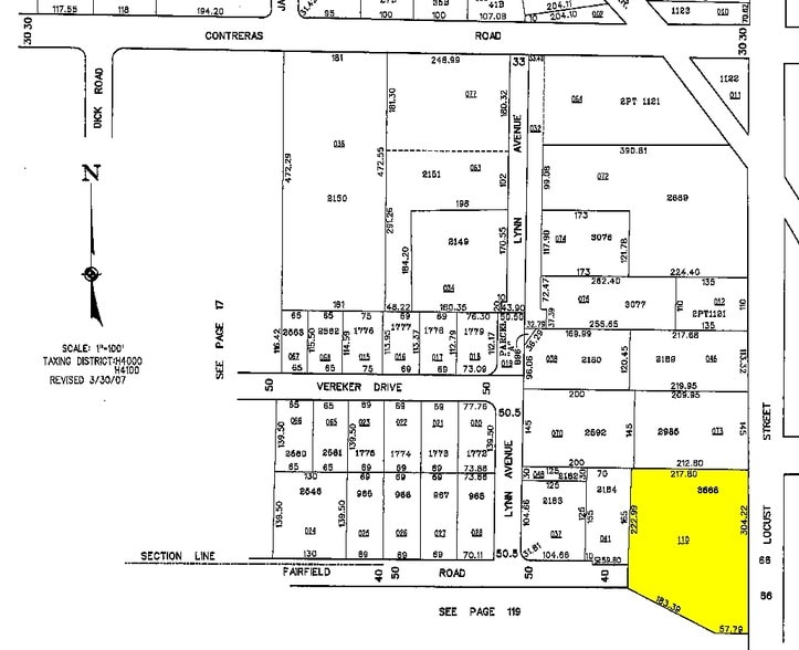 200 S Locust St, Oxford, OH for lease - Plat Map - Image 2 of 8