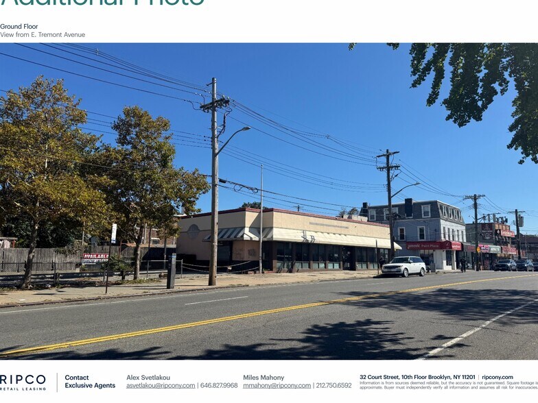 3371 E Tremont Ave, Bronx, NY à louer - Photo du bâtiment - Image 2 de 4