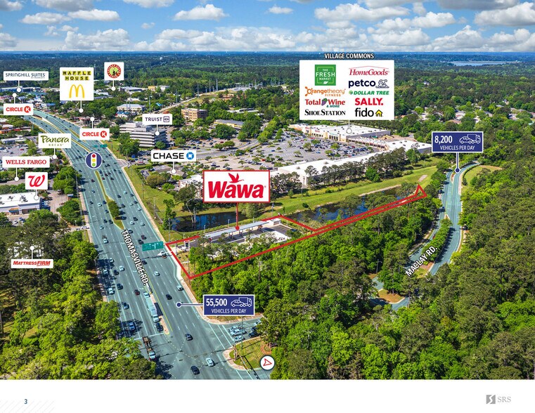 3534 Thomasville Rd, Tallahassee, FL à vendre - Photo du bâtiment - Image 3 de 12