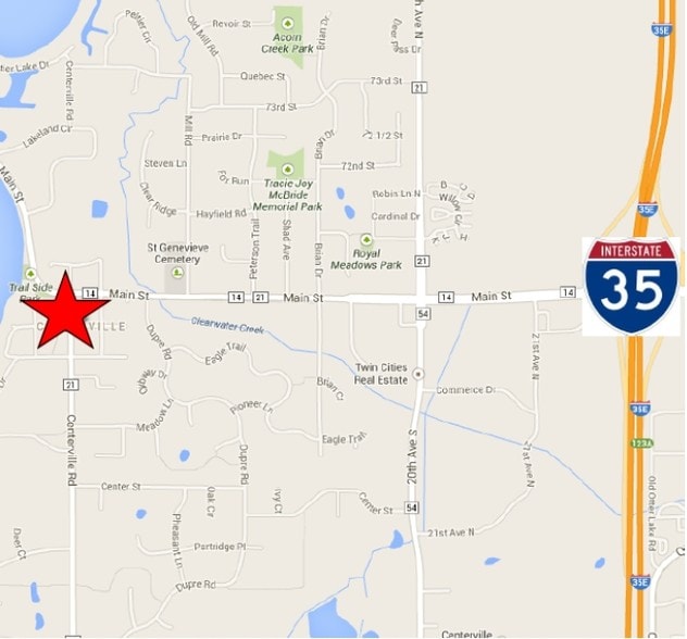 7073 Centerville Rd, Centerville, MN for sale - Aerial - Image 2 of 2