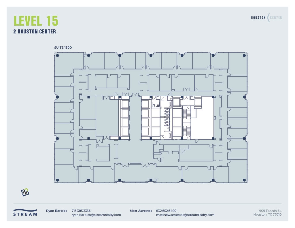 909 Fannin St, Houston, TX for lease Floor Plan- Image 1 of 1