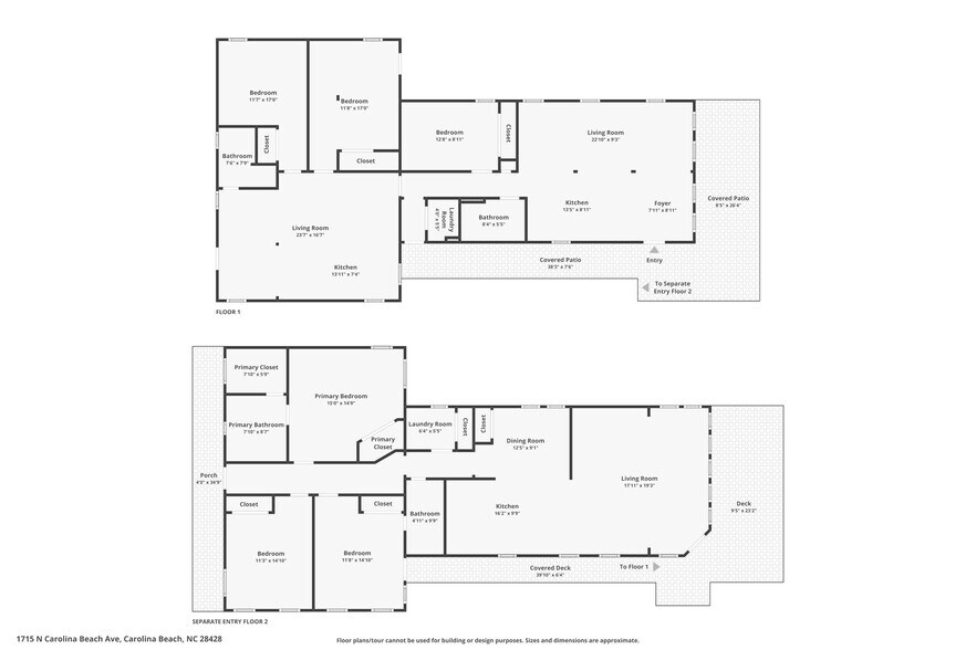 1715 Carolina Beach Ave N, Carolina Beach, NC à vendre - Plan d’étage - Image 3 de 43