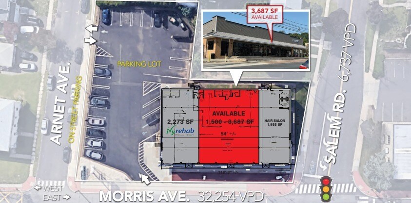 1230 Morris Ave, Union Township, NJ à louer - Plan de site - Image 3 de 3