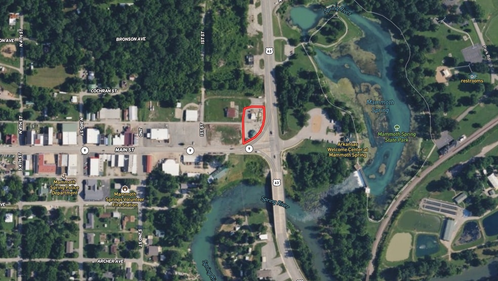15 Main St, Mammoth Spring, AR à vendre - Photo du bâtiment - Image 2 de 23