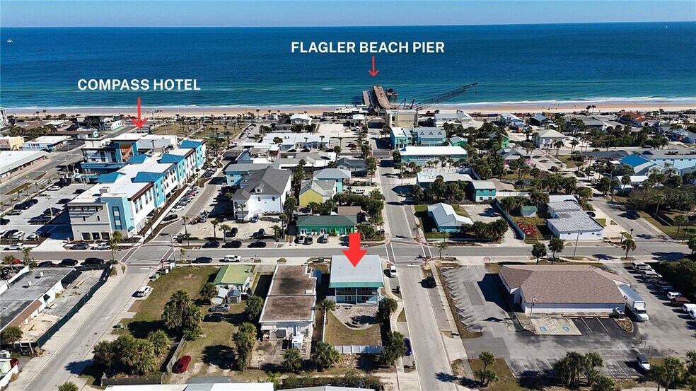 212 S Daytona Ave, Flagler Beach, FL à vendre - Aérien - Image 2 de 13