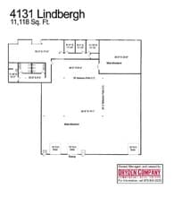 4117-4135 Lindbergh Dr, Addison, TX à louer Plan d’étage- Image 1 de 1