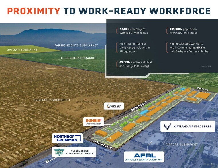 SEC Carlisle, Albuquerque, NM à louer - Photo du bâtiment - Image 2 de 8