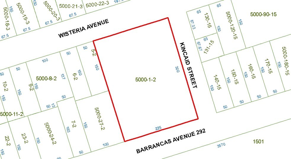 3810 Barrancas Ave, Pensacola, FL à louer - Plan cadastral - Image 2 de 12