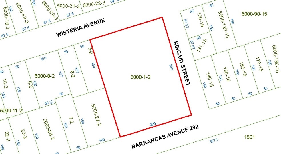 3810 Barrancas Ave, Pensacola, FL for lease - Plat Map - Image 2 of 12