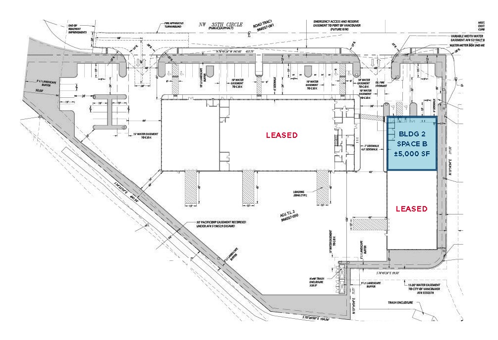 3333 NW 35th St, Vancouver, WA à louer Plan de site- Image 1 de 1