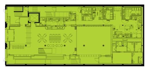 412 W 14th St, New York, NY à louer Plan d’étage- Image 1 de 1