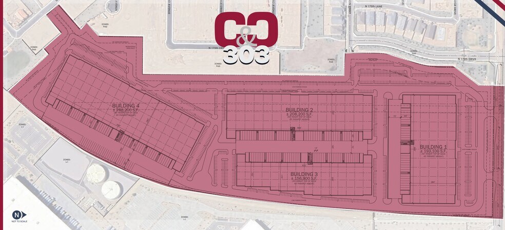 N 175th Dr, Goodyear, AZ à louer - Plan de site - Image 1 de 2