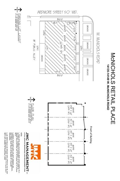 14135-14149 W McNichols Rd, Detroit, MI à louer - Plan de site - Image 3 de 3