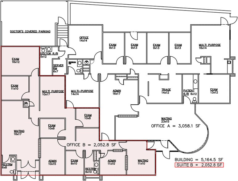 1900 N Mesa St, El Paso, TX à louer - Plan d’étage - Image 3 de 5