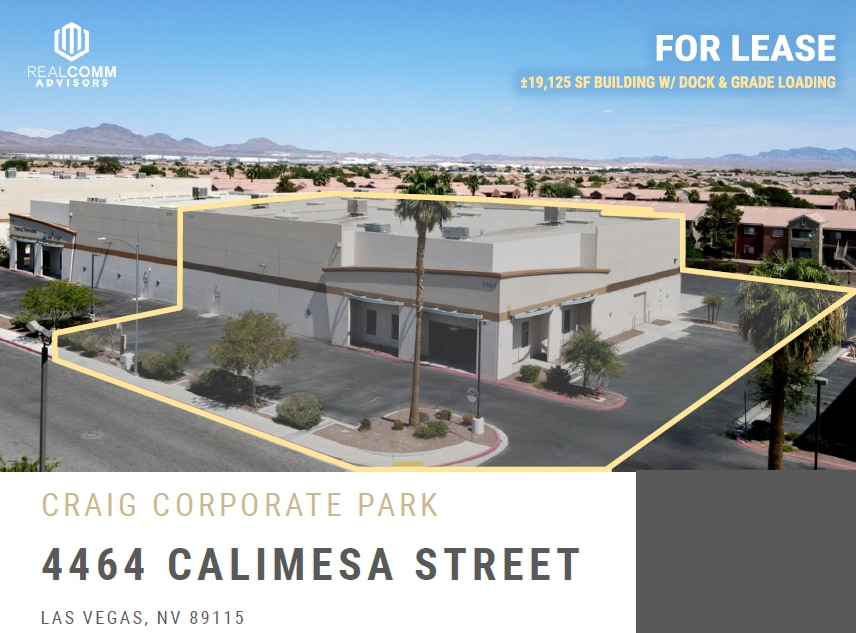 4464 Calimesa St, Las Vegas, NV for lease Building Photo- Image 1 of 5