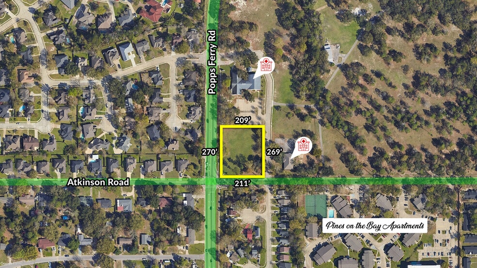 Atkinson Road / Popps Ferry, Biloxi, MS for sale - Building Photo - Image 2 of 3