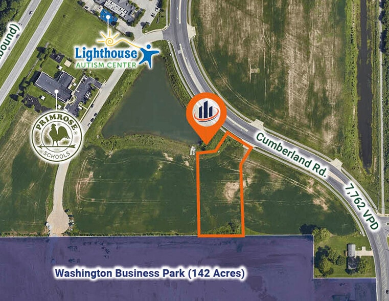 Cumberland Rd, Noblesville, IN for sale - Aerial - Image 2 of 5