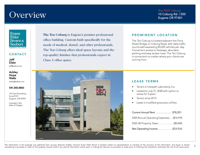 10 Coburg Rd, Eugene, OR à vendre - Photo du bâtiment - Image 3 de 7