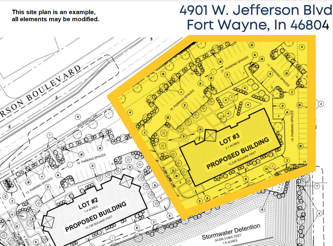 4901 W Jefferson Blvd, Fort Wayne, IN for sale Site Plan- Image 1 of 6