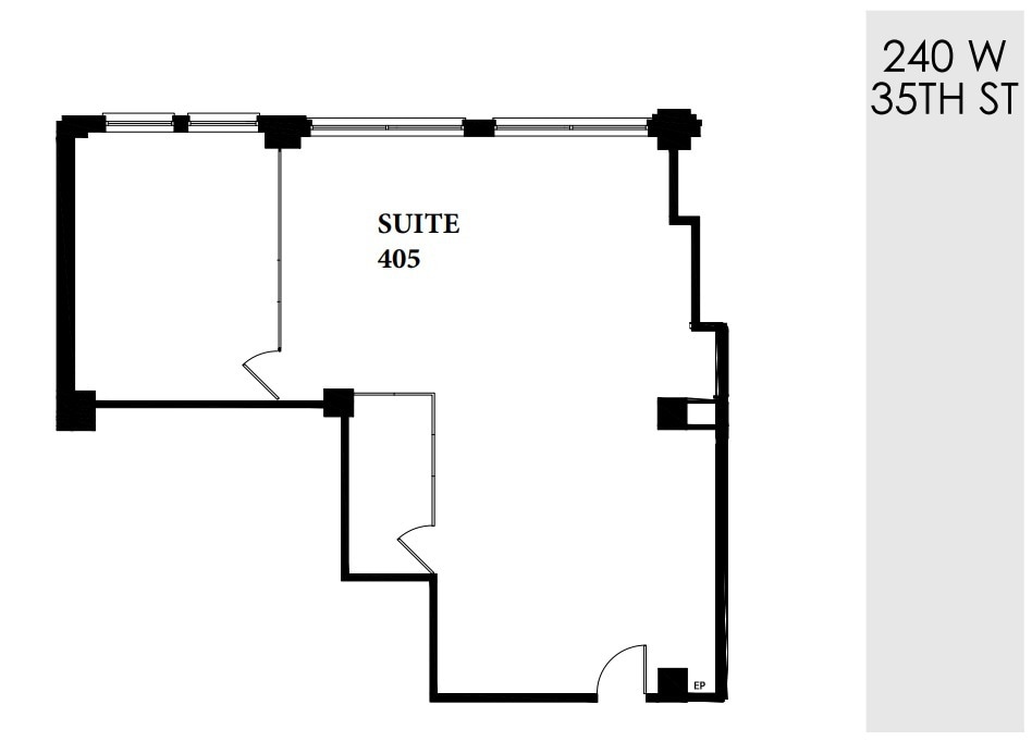 240 W 35th St, New York, NY for lease Floor Plan- Image 1 of 4