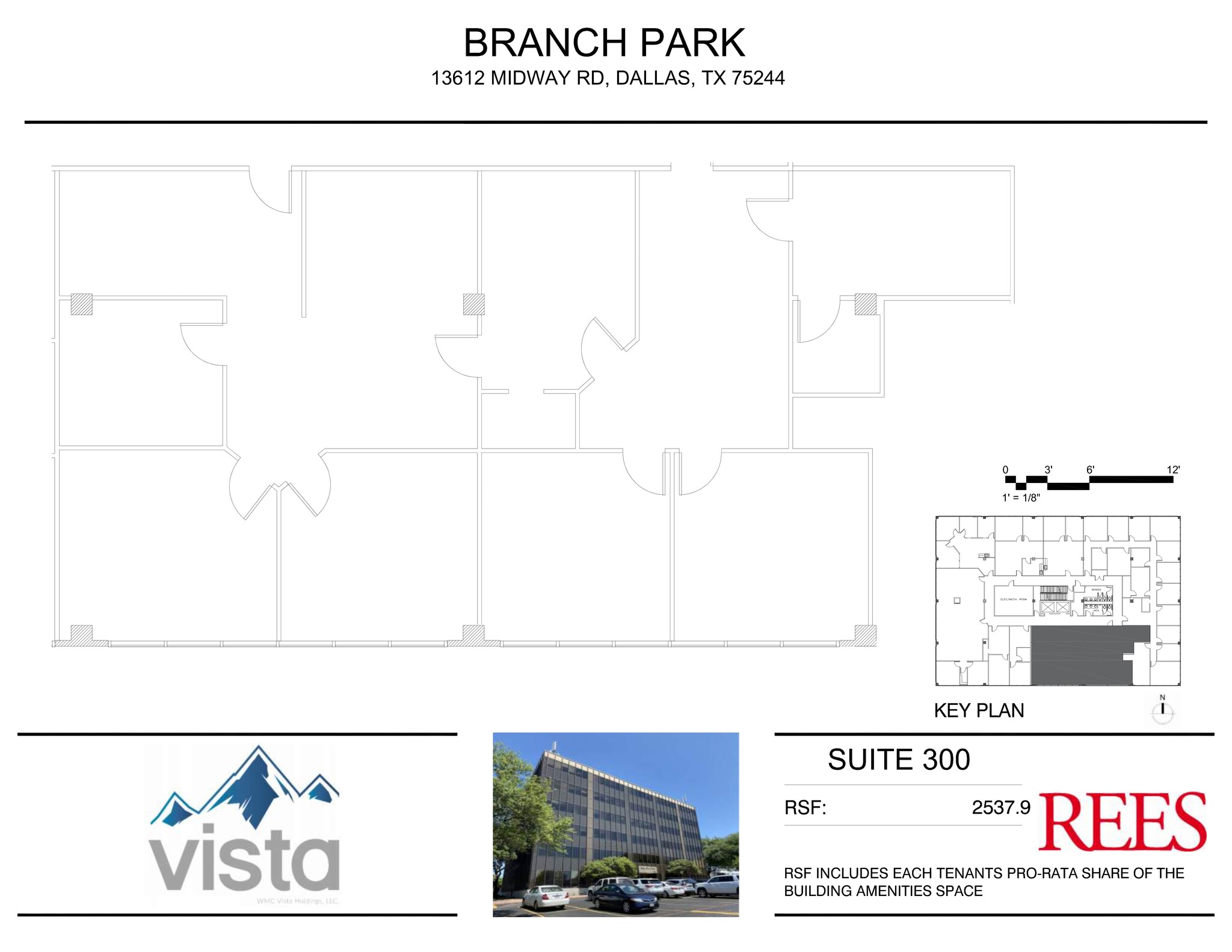 13740 Midway Rd, Farmers Branch, TX à louer Plan de site- Image 1 de 1