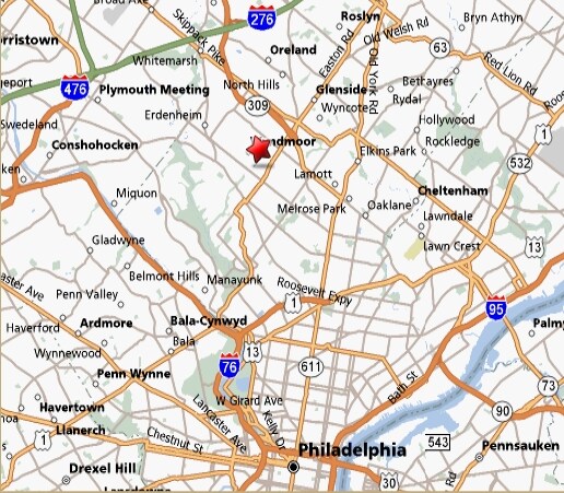 1300 E Mermaid Ln, Wyndmoor, PA à louer - Aérien - Image 2 de 6