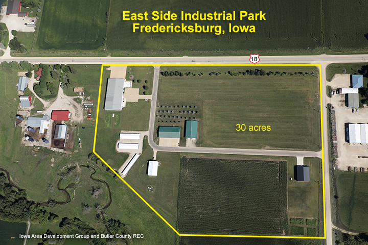 Fredericksbirg, Fredericksburg, IA for sale - Aerial - Image 1 of 2