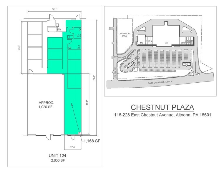 116-228 E Chestnut Ave, Altoona, PA à louer - Photo du bâtiment - Image 2 de 8